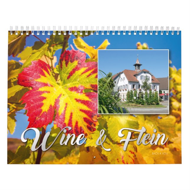 The Wine Wall Calendar - Flein & Wine (Cover)