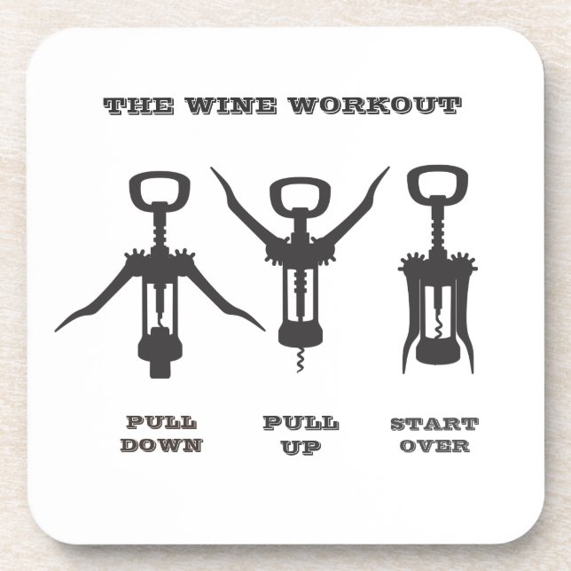The Wine Workout Coaster (Front)
