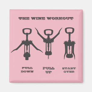 The Wine Workout Magnet