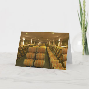 The winery, barrel aging cellar - Chateau Baron Card