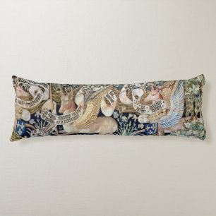 The Winged Deer (tapestry) Body Cushion