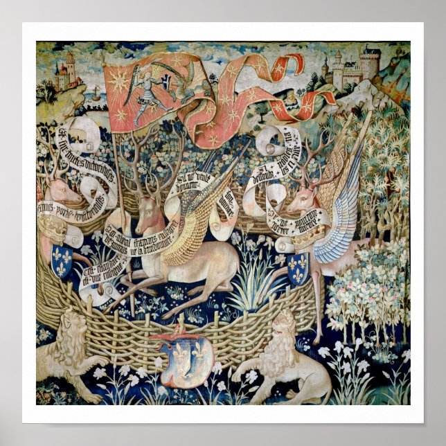 The Winged Deer (tapestry) Poster (Front)