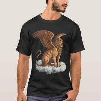 The winged lion is a mythical creature. T-Shirt