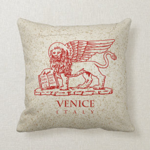 The Winged Lion of Saint Mark Cushion