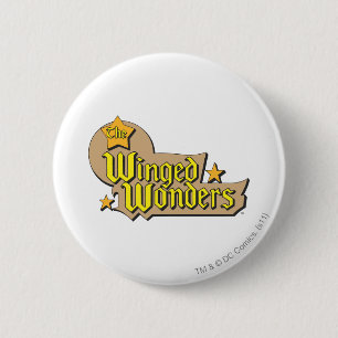 The Winged Wonders Logo 6 Cm Round Badge
