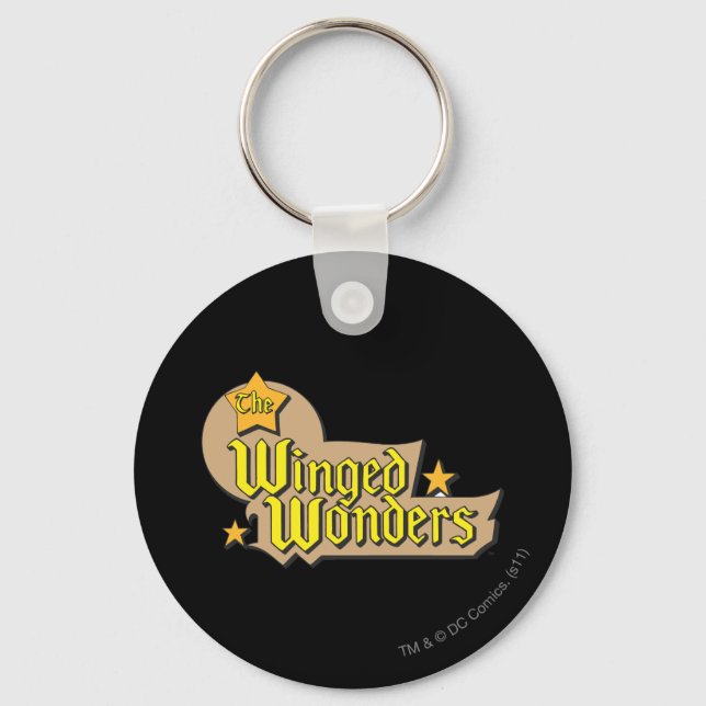 The Winged Wonders Logo Key Ring (Front)