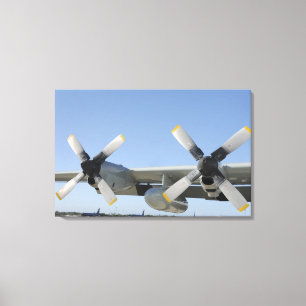 The wings of an LC-130 Hercules Canvas Print