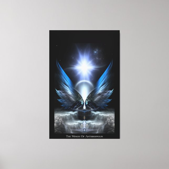 The Wings Of Anthropolis Canvas Print (Front)