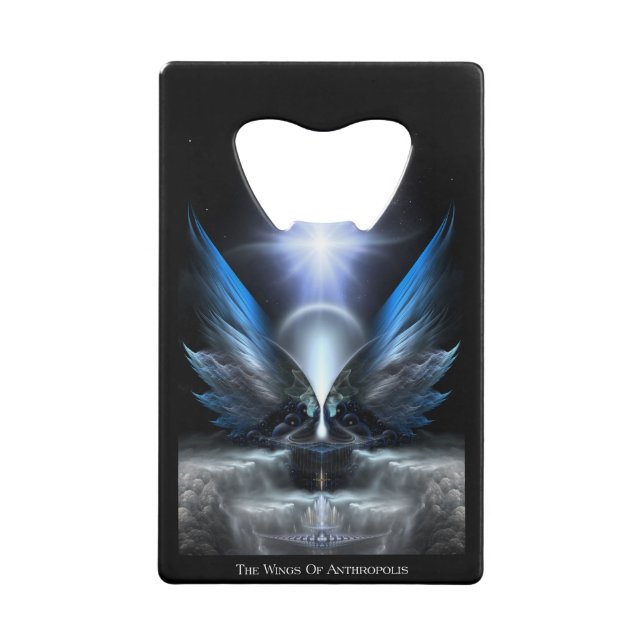 The Wings Of Anthropolis Credit Card Bottle Opener (Front)