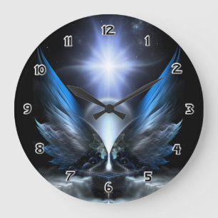 The Wings Of Anthropolis Large Clock