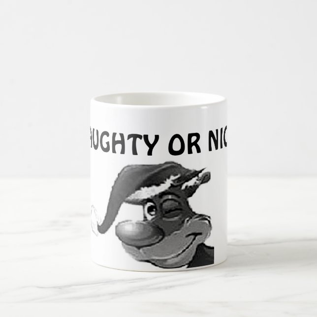 "THE WINKING REINDEER" CHRISTMAS MUG (Center)