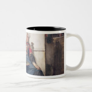 The Winning Piece (w/c on paper) Two-Tone Coffee Mug