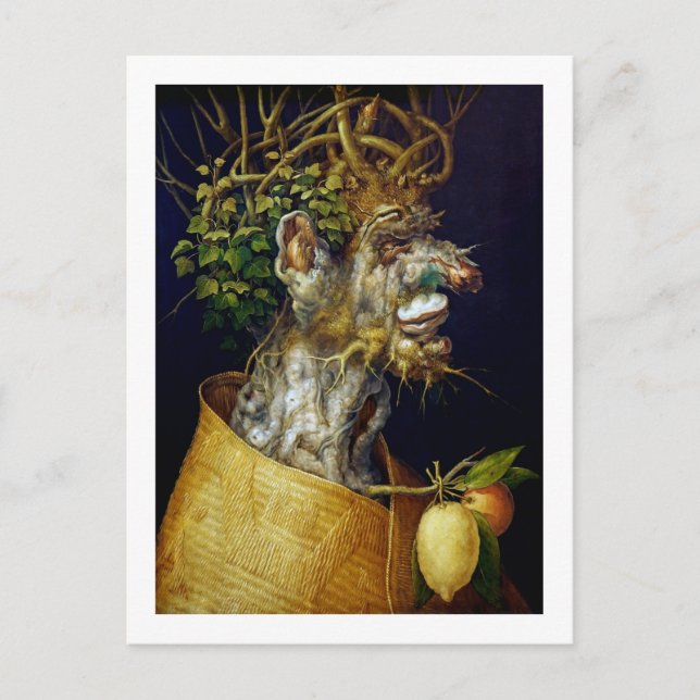 The Winter, Arcimboldo Postcard (Front)
