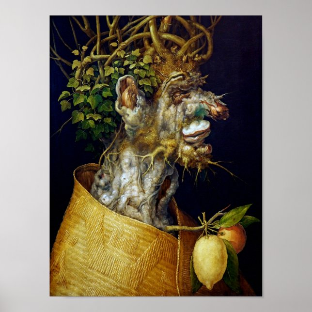 The Winter, Arcimboldo Poster (Front)