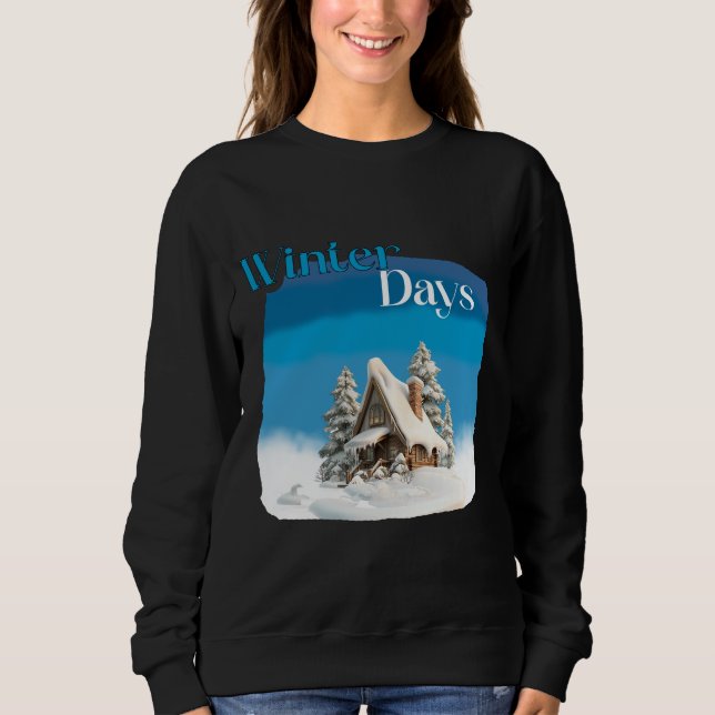 The Winter Days December Christmas  Sweatshirt (Front)