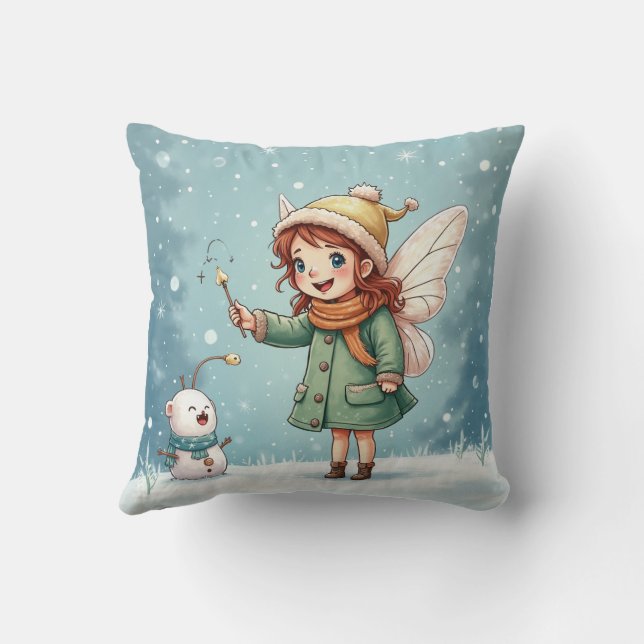 The winter fairy Pillows (Back)