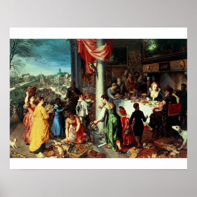 The Winter Feast, Gathering at the Bavarian State Poster (Front)