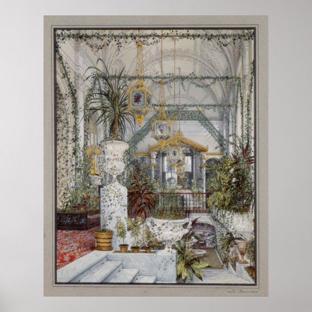 The Winter Garden of Empress Alexandra Fyodorovna Poster (Front)