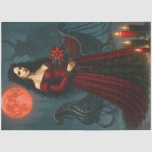 The Winter Goddess   Dark Christmas Krampus Myth  Tissue Paper