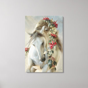 The Winter Horse - Wrapped Canvas