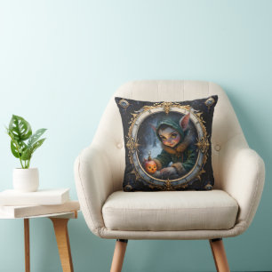The Winter Keykeeper & The Reluctant Ornament.  Cushion