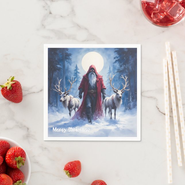 The Winter King Arrives. Napkin (Insitu)