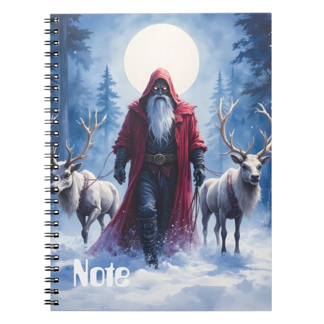 The Winter King Arrives.  Notebook (Front)