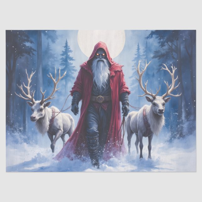 The Winter King Arrives.  Tissue Paper (Front)