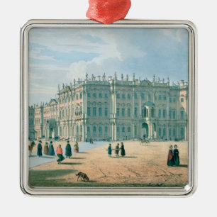 The Winter Palace as seen from Palace Passage Metal Tree Decoration