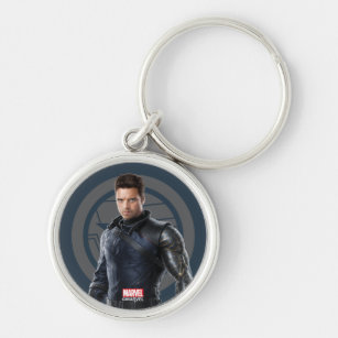 The Winter Soldier Character Art Key Ring