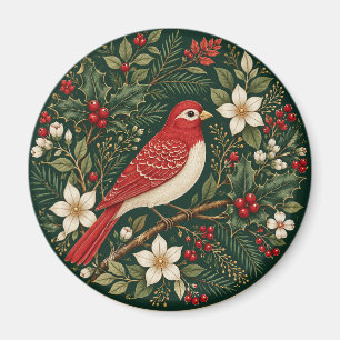 The Winter Songbird’s Solace Magnet
