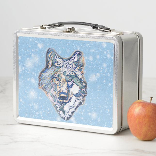 The Winter Wolf   Metal Lunch Box (In Situ)
