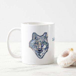 The Winter Wolf (personalised)  Coffee Mug