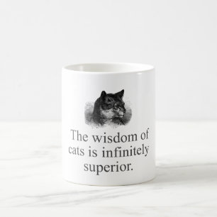 The Wisdom Of Cats Coffee Mug