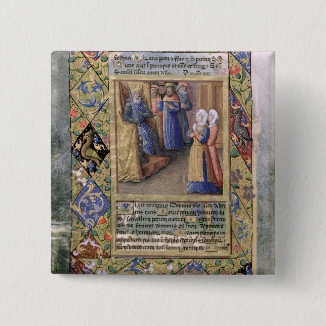 The Wisdom of Solomon 15 Cm Square Badge (Front)