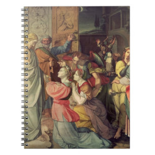 The Wise and Foolish Virgins Spiral Notebook