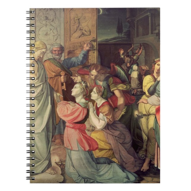 The Wise and Foolish Virgins Spiral Notebook (Front)