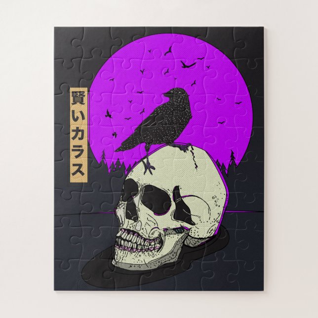 The Wise Crow Jigsaw Puzzle (Vertical)