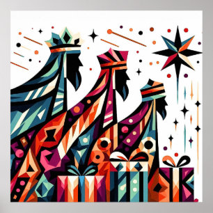The wise men Christmas poster