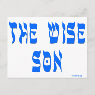 THE WISE SON T GIFTS POSTCARD