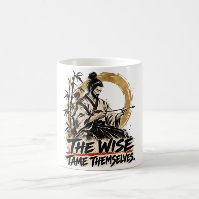 The Wise Tame Themselves Dhammapada Coffee Mug (Center)