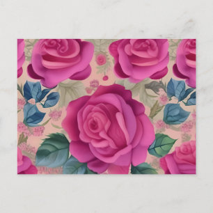 The Wisper Of Roses - Soft And Serene Postcard