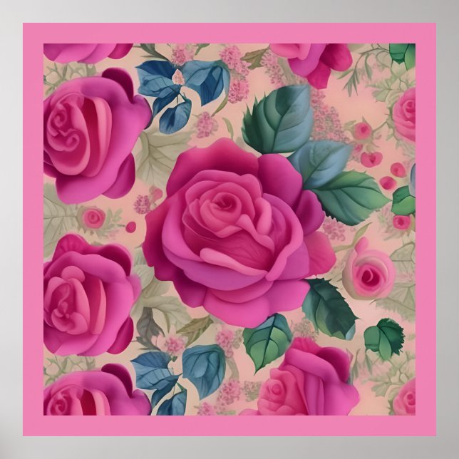 The Wisper Of Roses - Soft And Serene Poster (Front)