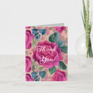 The Wisper Of Roses - Soft And Serene Thank You Card