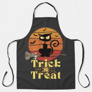 The Witch Cat's Trick or Treat Adventure Apron