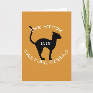 The Witch Is In Card