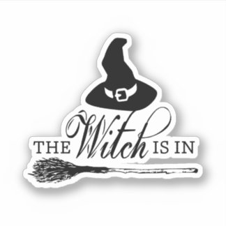 The Witch Is In | Witch Hat & Broomstick Vinyl