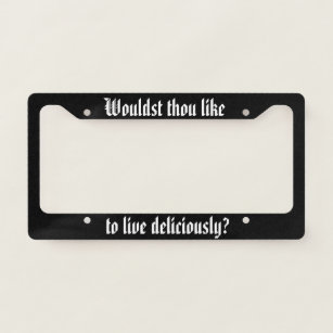 The Witch Movie Themed License Plate Frame