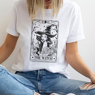The Witch Tarot Card Halloween Tri-Blend Shirt