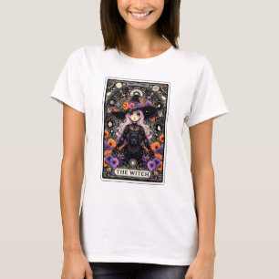 The Witch Tarot with a Black Dog T-Shirt